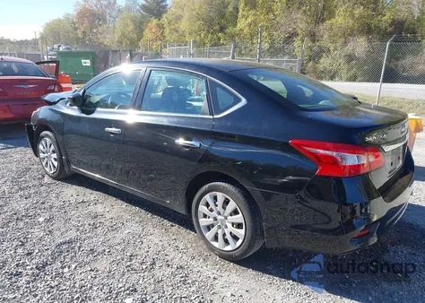 2017 Nissan Sentra S from USA, damaged, VIN 3N1AB7AP4HY385327